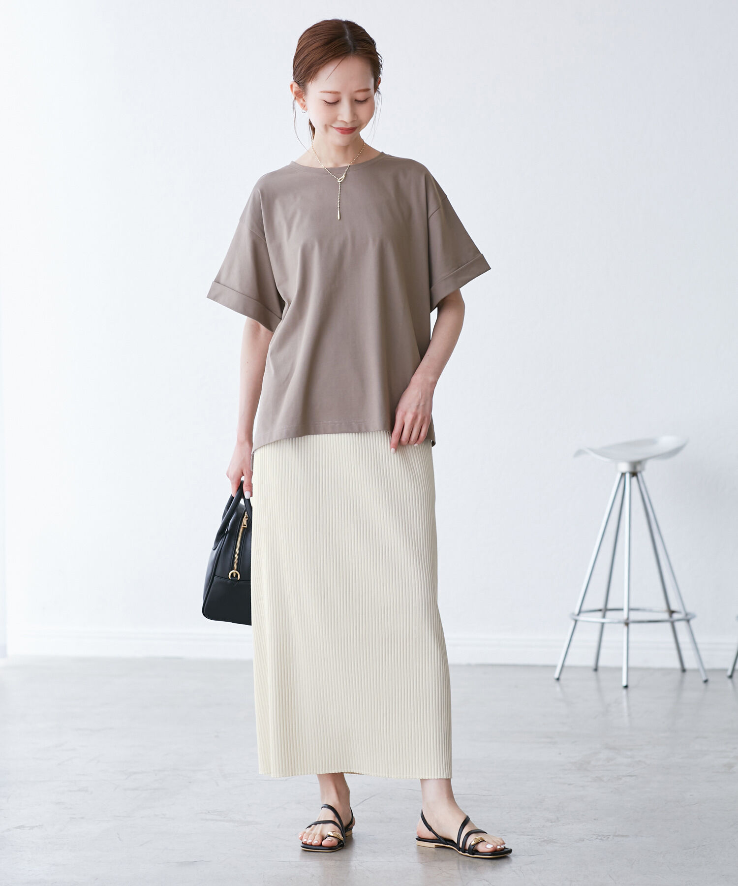 Rope&rsquo;Picnic「小柄さん向けサイズあり/トタンテレコアイラインスカート」|スカート|