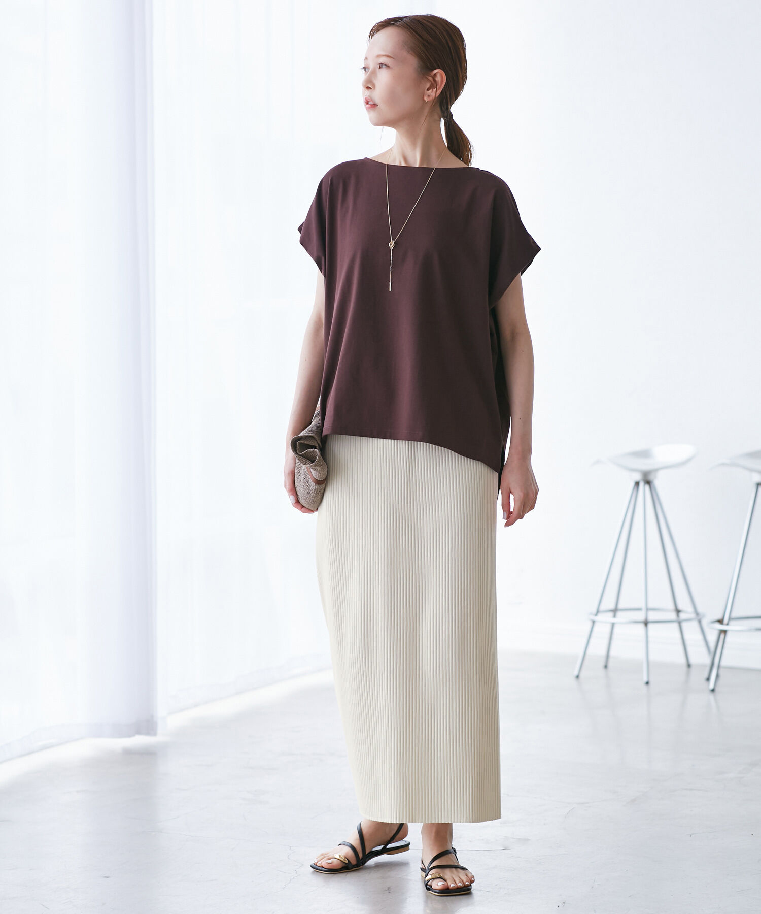 Rope&rsquo;Picnic「小柄さん向けサイズあり/トタンテレコアイラインスカート」|スカート|