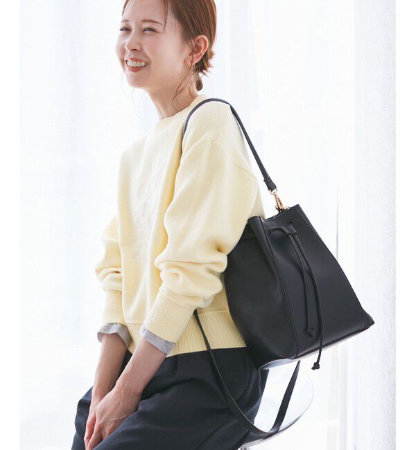 Rope&rsquo;Picnic「スウェットライク刺繍ニットプルオーバー/リンクコーデ」|ニット・セーター|