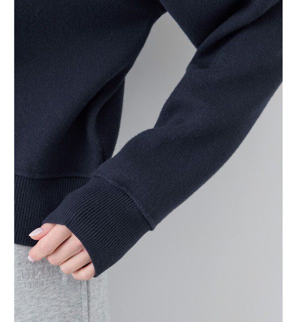 Rope&rsquo;Picnic「スウェットライク刺繍ニットプルオーバー/リンクコーデ」|ニット・セーター|