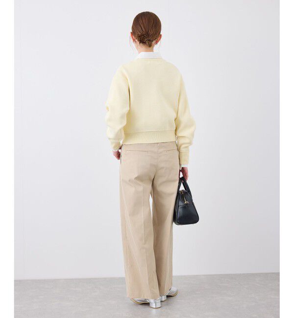 Rope&rsquo;Picnic「スウェットライク刺繍ニットプルオーバー/リンクコーデ」|ニット・セーター|