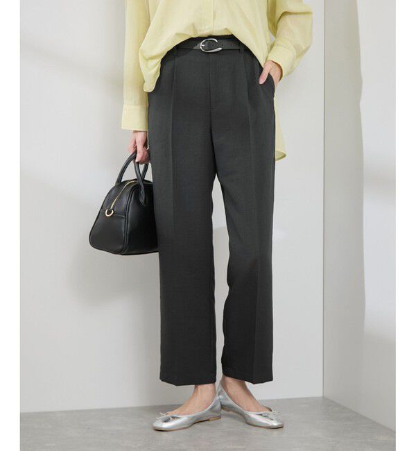 Rope&rsquo;Picnic「【吸水速乾・防シワ】エフォートレスリラックススティックパンツ/通勤・セットアップ対応」|チノ|