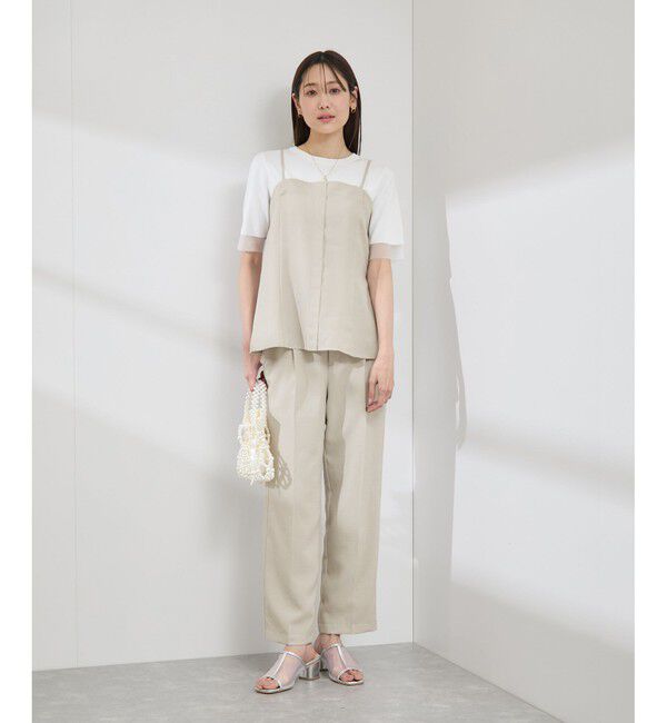 Rope&rsquo;Picnic「【吸水速乾・防シワ】エフォートレスリラックスビスチェ」|キャミソール|