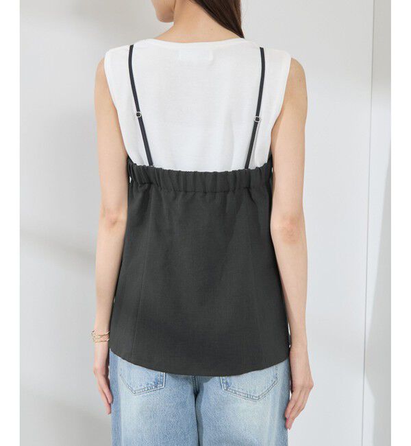 Rope&rsquo;Picnic「【吸水速乾・防シワ】エフォートレスリラックスビスチェ」|キャミソール|