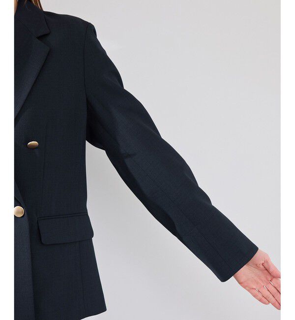 Rope&rsquo;Picnic「【抗菌防臭・接触冷感・UVカット】カナパ金ボタンジャケット/通勤・セットアップ対応」|テーラードジャケット|