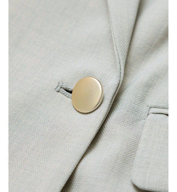 Rope&rsquo;Picnic「【抗菌防臭・接触冷感・UVカット】カナパ金ボタンジャケット/通勤・セットアップ対応」|テーラードジャケット|