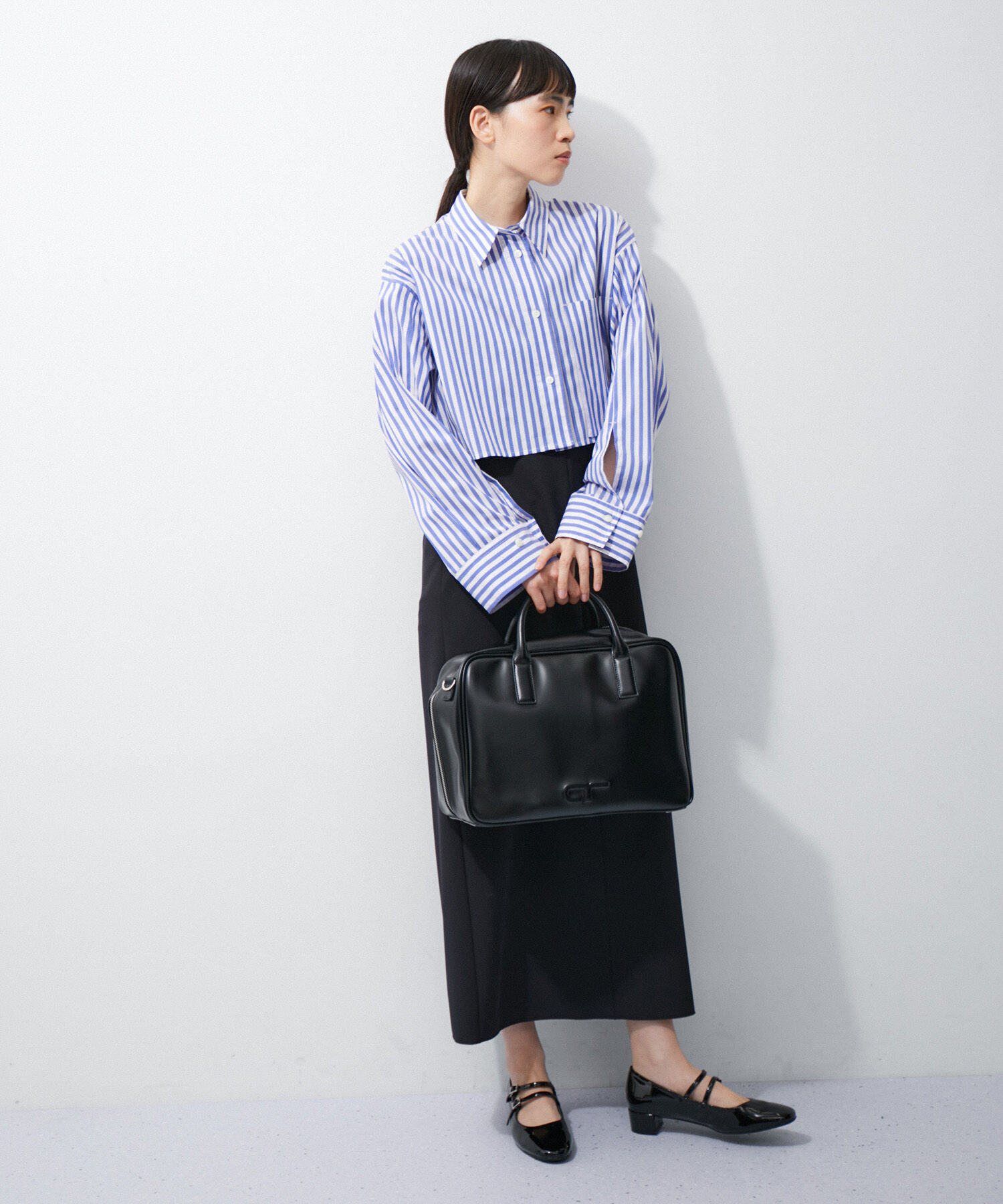 ADAM ET ROPE'「【一部WEB限定カラー・再入荷・サステナブル】ロゴボストンビッグバッグ」|ボストンバッグ|