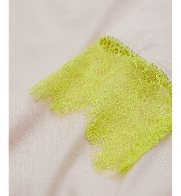 ADAM ET ROPE'「【サステナブル】レースロンTEE」|Tシャツ・カットソー|