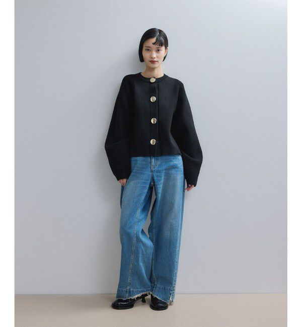 WEB限定】・【サステナブル】セレクトネックウェーブボタン