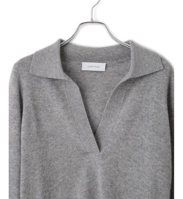 ADAM ET ROPE'「カシミヤポロニット」|ニット・セーター|
