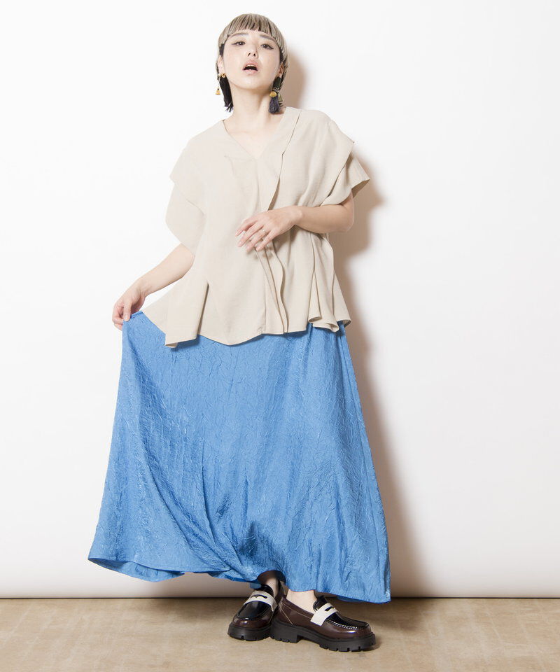  「タックボリュームブラウス」|シャツ・ブラウス|