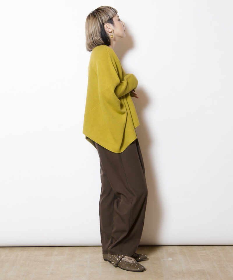  「変形ニットプルオーバー」|ニット・セーター|