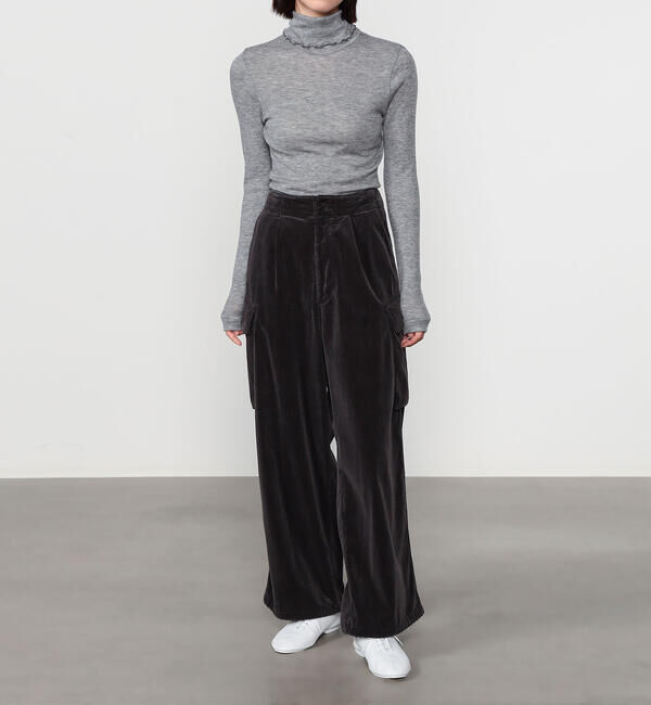 unfil「unfil | コットン コーデュロイカーゴパンツ WOMEN」|チノ|