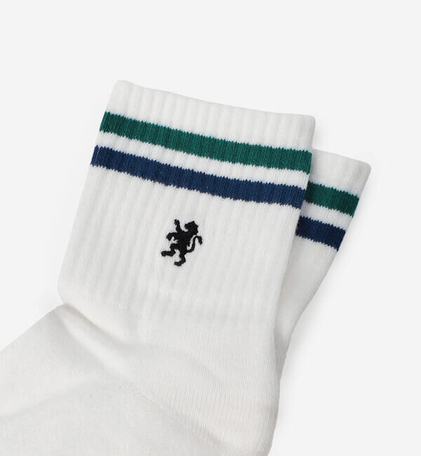  「Gymphlex | パイル カラーラインソックス MEN」|ソックス|