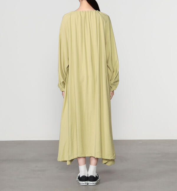 GYMPHLEX「Gymphlex | ネックギャザー 長袖ワンピース WOMEN」|ワンピース|