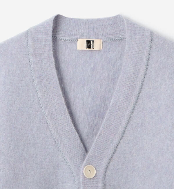 UNFIL「UNFIL | スーパーキッドモヘア Vネックカーディガン WOMEN」|ニット・セーター|