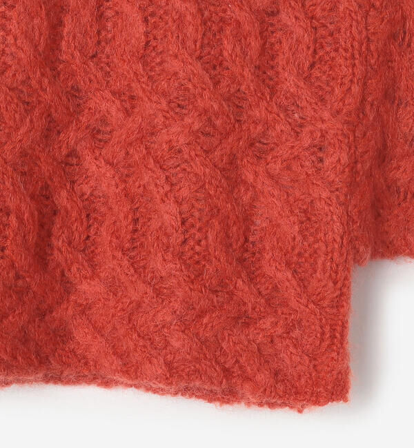  「WALANCE | ウールモヘア クロップドカーディガン WOMEN」|ニット・セーター|