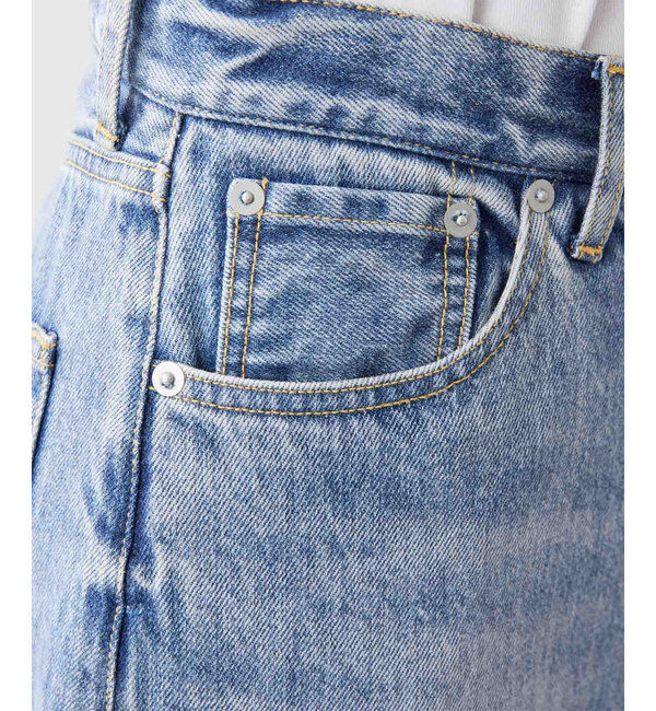  「デニムスリットスカート」|スカート|