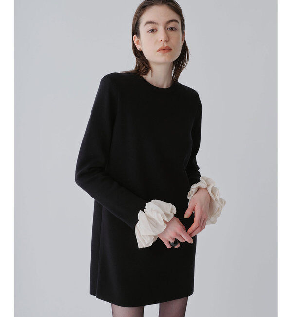 GEMINI「【GEMINI】14Gスムースニットワンピース」|ワンピース|ブラック
