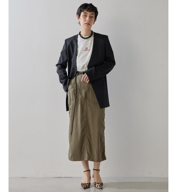 THE PAUSE「【THE PAUSE】THE PAUSE刺繍Tシャツ」|Tシャツ・カットソー|