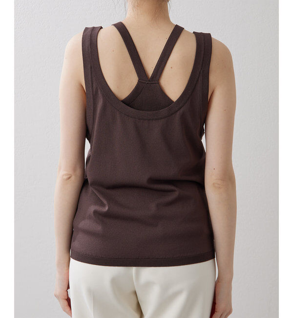 GEMINI「【GEMINI】レイヤードノースリニット」|ニット・セーター|