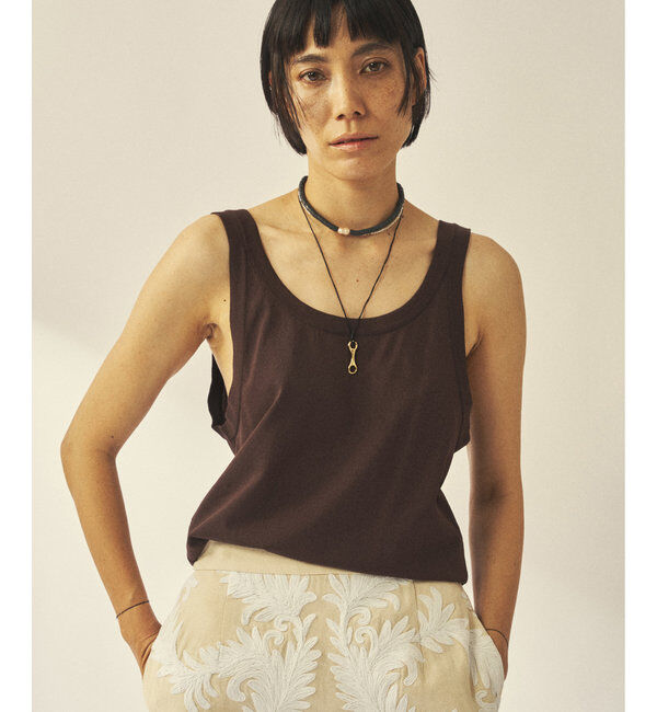 GEMINI「【GEMINI】レイヤードノースリニット」|ニット・セーター|