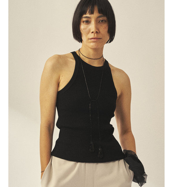 GEMINI「【GEMINI】レイヤードノースリニット」|ニット・セーター|