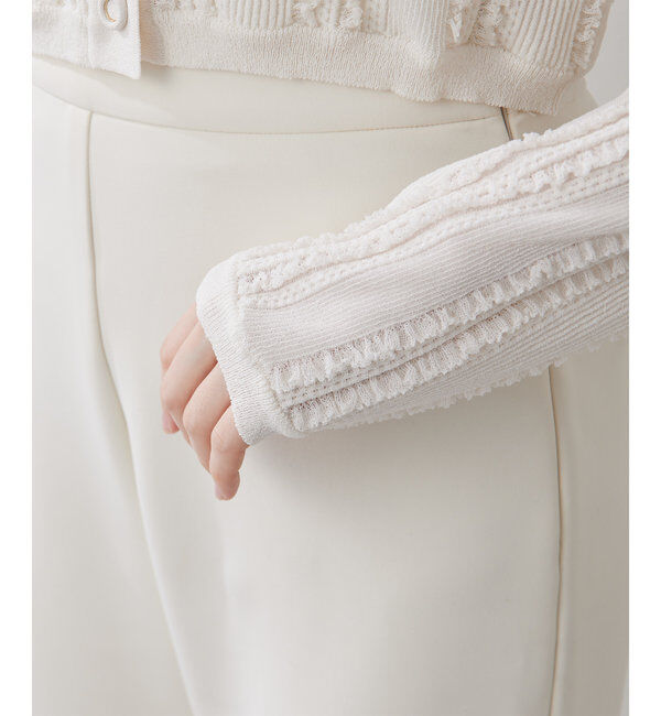 GEMINI「【GEMINI】フリルカーディガン」|ニット・セーター|