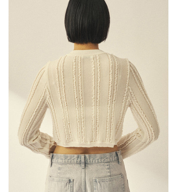 GEMINI「【GEMINI】フリルカーディガン」|ニット・セーター|