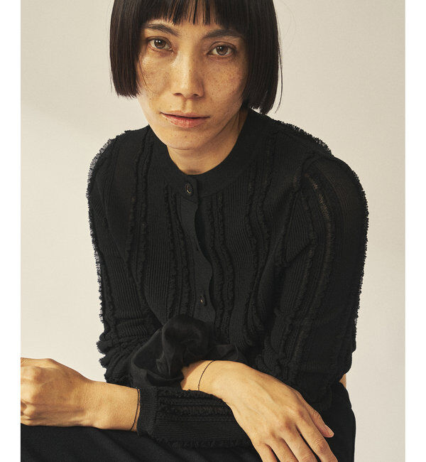 GEMINI「【GEMINI】フリルカーディガン」|ニット・セーター|