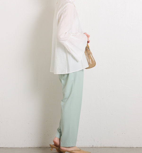  「ジャージスリムテーパードパンツ」|チノ|