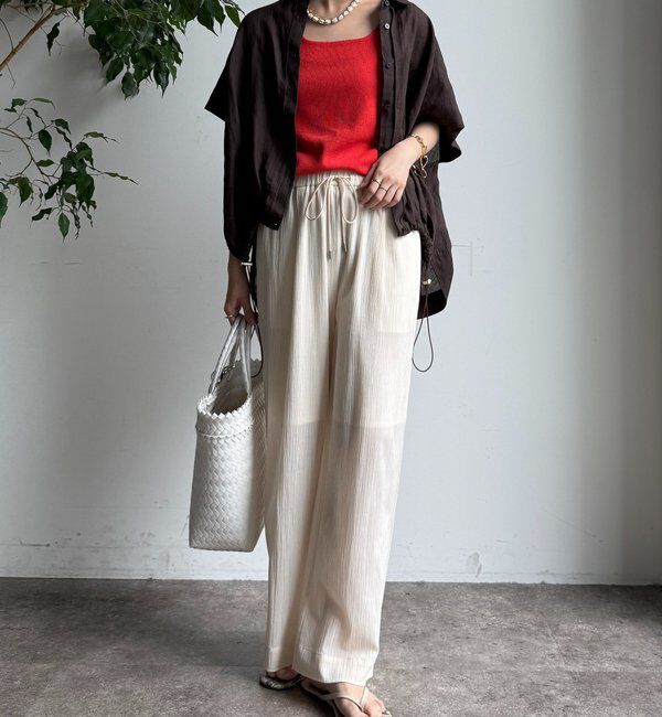  「スクエアニットタンク」|ニット・セーター|