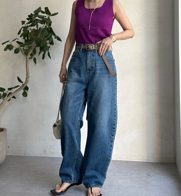  「スクエアニットタンク」|ニット・セーター|