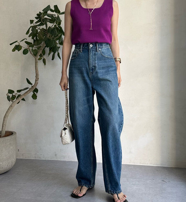  「スクエアニットタンク」|ニット・セーター|