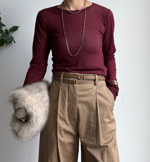  「【新色追加】コットンシアーTEE」|Tシャツ・カットソー|