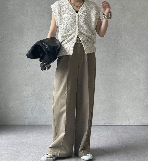  「【WEB限定】ニットベスト」|ニット・セーター|