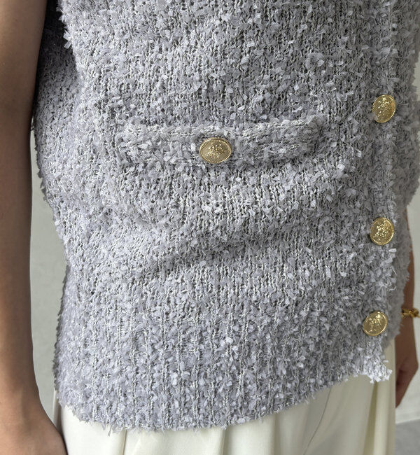  「【WEB限定】ニットベスト」|ニット・セーター|