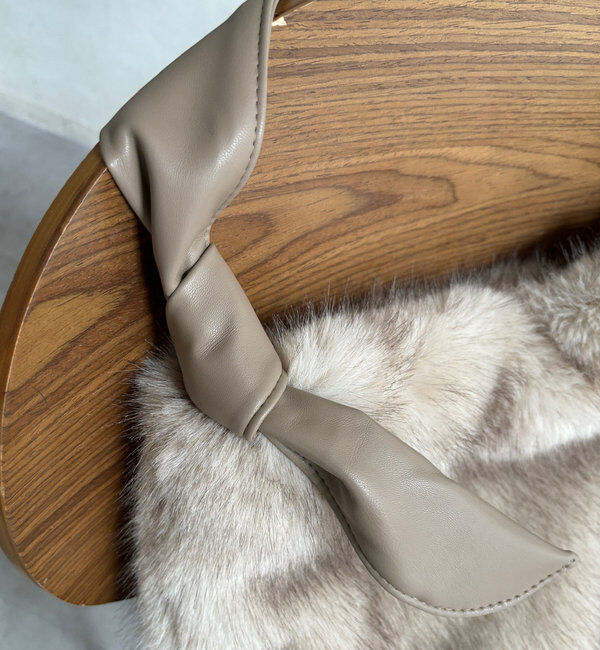  「ミンク風エコファートート」|トートバッグ|