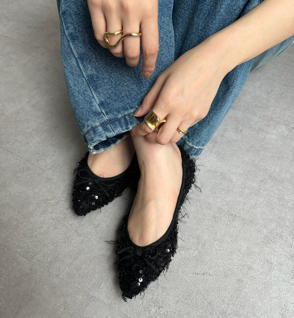  「ポインテッドバレエシューズ」|ロングブーツ|