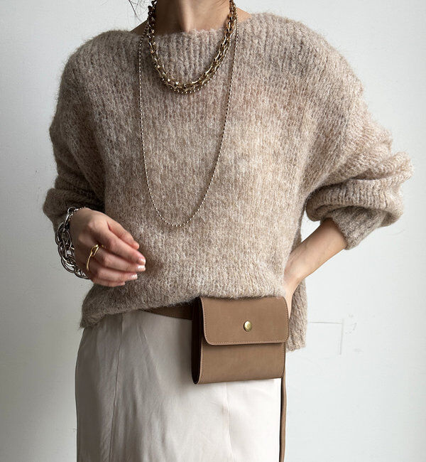  「【新色追加】モヘヤメッシュプルオーバー」|ニット・セーター|