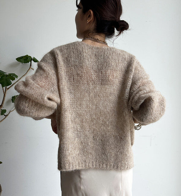  「【新色追加】モヘヤメッシュプルオーバー」|ニット・セーター|