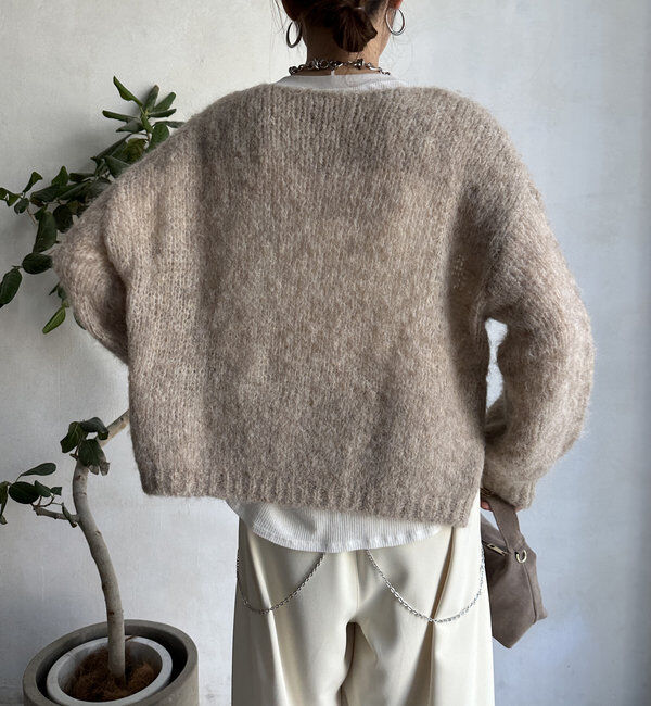  「【新色追加】モヘヤメッシュプルオーバー」|ニット・セーター|