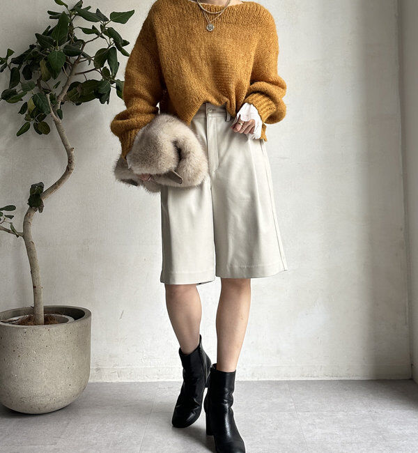  「【新色追加】モヘヤメッシュプルオーバー」|ニット・セーター|