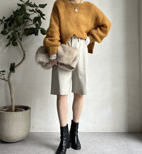  「【新色追加】モヘヤメッシュプルオーバー」|ニット・セーター|