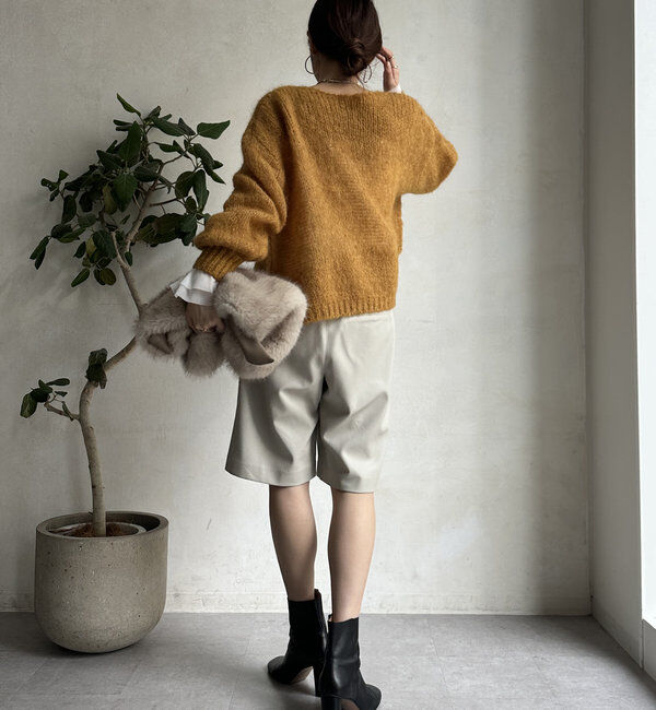  「【新色追加】モヘヤメッシュプルオーバー」|ニット・セーター|