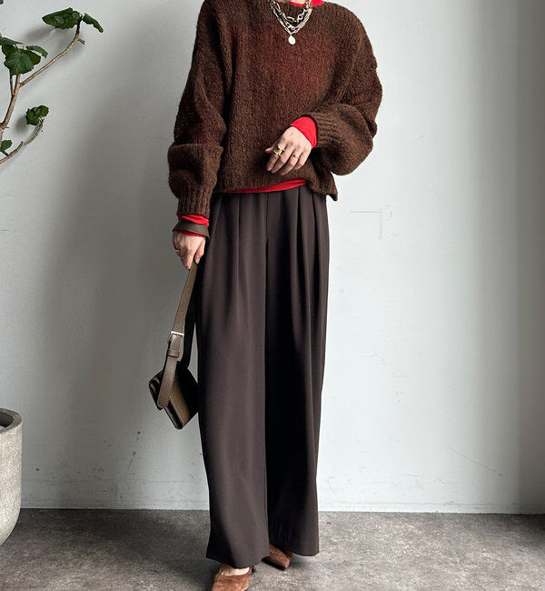  「【新色追加】モヘヤメッシュプルオーバー」|ニット・セーター|