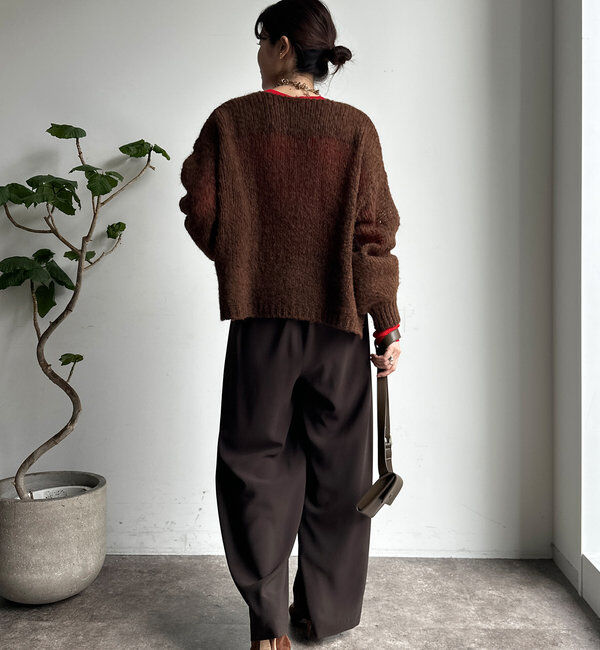  「【新色追加】モヘヤメッシュプルオーバー」|ニット・セーター|