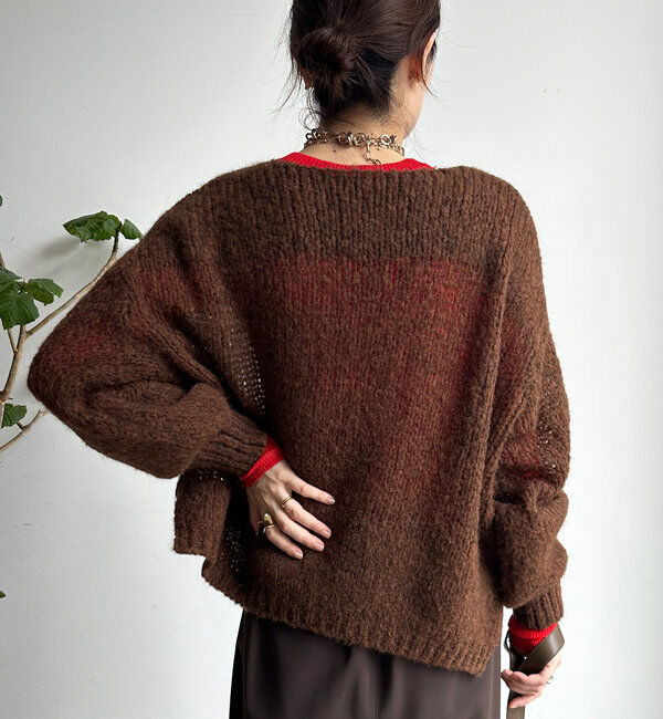 「【新色追加】モヘヤメッシュプルオーバー」|ニット・セーター|