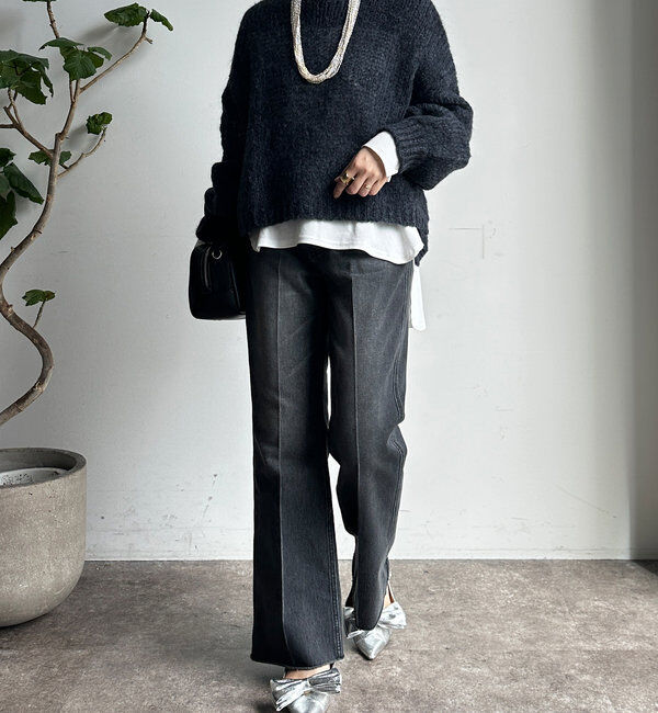  「【新色追加】モヘヤメッシュプルオーバー」|ニット・セーター|