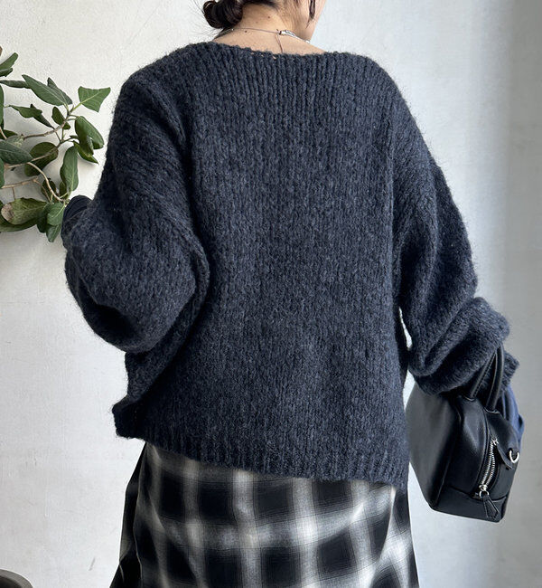  「【新色追加】モヘヤメッシュプルオーバー」|ニット・セーター|